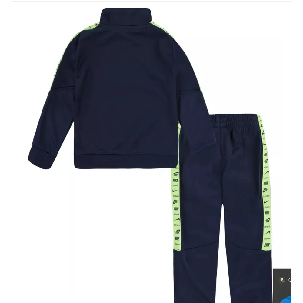Nike Baby Boys 2-Piece Tracksuit Set Navy Blue Jacket Joggers 24 Months NWT